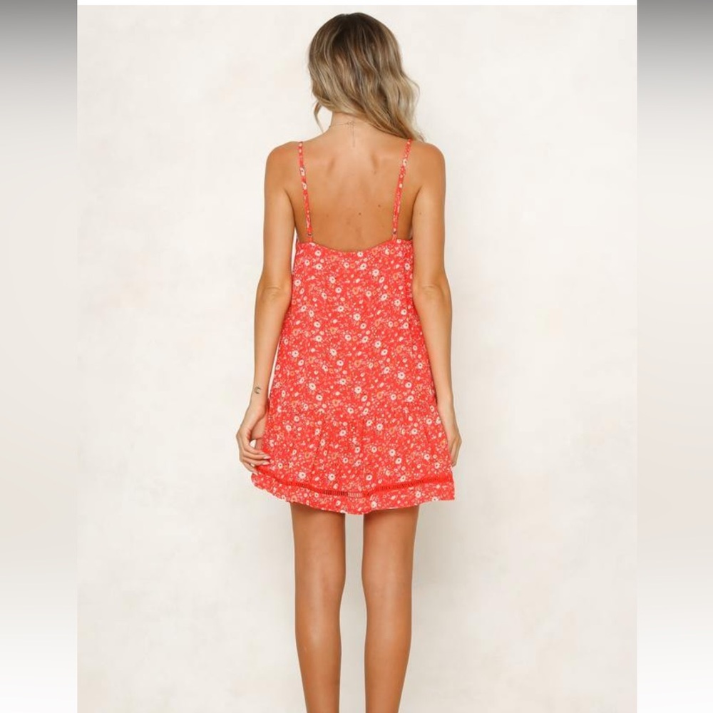 NORTHEM NIGHTS DRESS RED - Picture 4 of 6